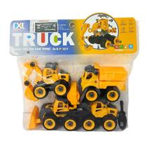 Conjunto Com 4 Tratores Sortidos Domni