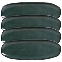 Conjunto Com 4 Travessas Oval Rasa Grande Orgânico Oceano Porto Brasil Conjunto Com 4 Travessas Oval Rasa Grande Orgânico Oceano Porto Brasil