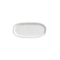 Conjunto com 4 Travessas Oval Rasa Mini Orgânico New White 16,5x8cm