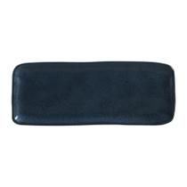 Conjunto com 4 Travessas Retangular Média Orgânico Night Blue 33x13cm