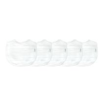 Conjunto com 5 Babadores de Musselina 100% Algodão Orgânico Conjunto com 5 Babadores de Musselina 100% Algodão Orgânico
