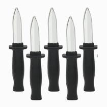 Conjunto com 5 Facas Falsas Retráteis Acessórios Realistas de Halloween para Festas