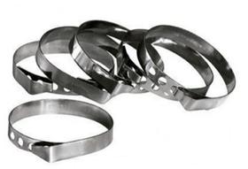 Conjunto com 6 Anéis Inox para Firmar Carne - Fackelmann Conjunto com 6 Anéis Inox para Firmar Carne - Fackelmann