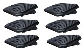 CONJUNTO Com 6 Apoios Ergonômicos Para os Pés - Suporta Até 100 Kg Preto Referência 850 ACRINIL