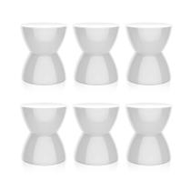 Conjunto com 6 Bancos Hydro Branco Conjunto com 6 Bancos Hydro Branco