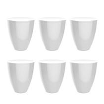 Conjunto com 6 Bancos Moly Branco Conjunto com 6 Bancos Moly Branco