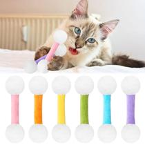 Conjunto com 6 Brinquedos de Catnip CityVolyeen - Pelúcia Macia para Gatos