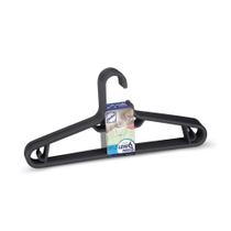 Conjunto com 6 Cabides Tintureiros Arthi - Preto Conjunto com 6 Cabides Tintureiros Arthi - Preto