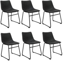 Conjunto com 6 Cadeiras para Sala de Jantar Bruna