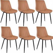 Conjunto com 6 Cadeiras para Sala de Jantar Tainá Conjunto com 6 Cadeiras para Sala de Jantar Tainá