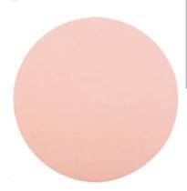 Conjunto com 6 capas de suplar Rosa velho tecido
