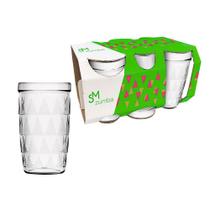 Conjunto Com 6 Copos Sm Zumbra 270Ml Conjunto Com 6 Copos Sm Zumbra 270Ml