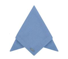 Conjunto com 6 guardanapos liso azul bebê