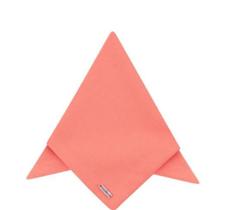 Conjunto com 6 guardanapos liso coral mameg