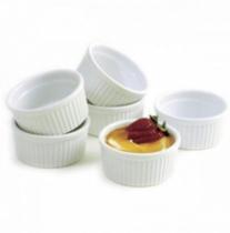 Conjunto com 6 Peças de Ramekin 70 Ml Branco