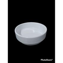 Conjunto com 6 Porta Patê Ramekin Molheira Porcelana Branca 95 ml