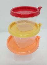 Conjunto Com 6 Potes Redondo Ds Conect Plasutil Mantimentos