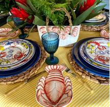 Conjunto Com 6 Pratos Coleção Anacapri By Ls