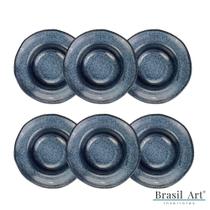 Conjunto Com 6 Pratos De Entrada Night Sky Porto Brasil Conjunto Com 6 Pratos De Entrada Night Sky Porto Brasil