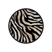 Conjunto com 6 Pratos de Sobremesa Animal Print Zebra Ø21cm - Alleanza Cerâmica
