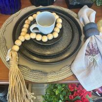 Conjunto Com 6 Pratos De Sobremesa Avant Garden Black Ø21,5cm Conjunto Com 6 Pratos De Sobremesa Avant Garden Black Ø21,5cm