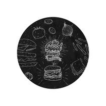 Conjunto com 6 Pratos de Sobremesa Burger Black Ø21cm Conjunto com 6 Pratos de Sobremesa Burger Black Ø21cm