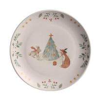 Conjunto com 6 Pratos de Sobremesa Coup Stoneware Christmas Card Ø19,4cm