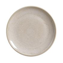 Conjunto com 6 Pratos de Sobremesa Coup Stoneware Hotelaria Latte Ø21cm - Porto Brasil Cerâmica