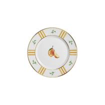Conjunto com 6 Pratos de Sobremesa Fall Filete Ouro Ø21cm