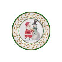 Conjunto com 6 Pratos de Sobremesa Ho Ho Ho Ø21cm Conjunto com 6 Pratos de Sobremesa Ho Ho Ho Ø21cm