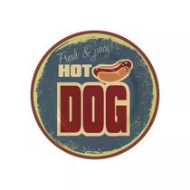 Conjunto com 6 Pratos de Sobremesa Hot Dog B Colecionável Ø21cm Conjunto com 6 Pratos de Sobremesa Hot Dog B Colecionável Ø21cm
