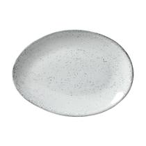 Conjunto com 6 Pratos de Sobremesa Oval Orgânico Echo 22,5x16,5x2,5cm Conjunto com 6 Pratos de Sobremesa Oval Orgânico Echo 22,5x16,5x2,5cm