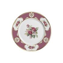 Conjunto com 6 Pratos de Sobremesa Singapura Rosa Ø21cm Conjunto com 6 Pratos de Sobremesa Singapura Rosa Ø21cm