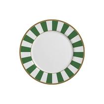 Conjunto com 6 Pratos de Sobremesa Stripe Verde Ø21cm Conjunto com 6 Pratos de Sobremesa Stripe Verde Ø21cm