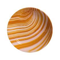 Conjunto com 6 Pratos Fundo Ágata De Fogo Ø25cm