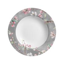Conjunto com 6 Pratos Fundo Colecao Sakura Kika Sato Ø25cm