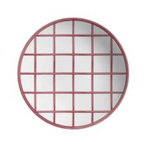 Conjunto Com 6 Pratos Fundo Coup Pink Trace 25Cm