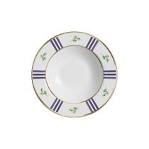 Conjunto com 6 Pratos Fundo Fall Filete Ouro Ø25cm