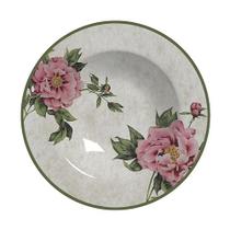 Conjunto com 6 Pratos Fundo Peonia Ø25cm Conjunto com 6 Pratos Fundo Peonia Ø25cm