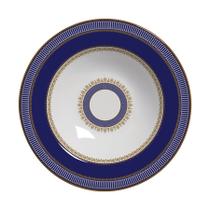 Conjunto com 6 Pratos Fundo Plissan Azul Ø25cm