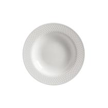Conjunto com 6 Pratos Fundo Split White Ø25cm