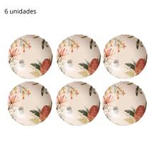 Conjunto com 6 Pratos Fundos de Porcelana Coup Banksia