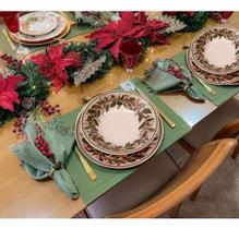 Conjunto Com 6 Pratos Natal Oxford - Oxford Porcelanas S/A