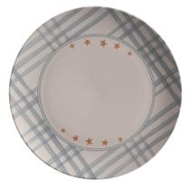 Conjunto com 6 Pratos Raso Coup Stoneware Expresso Polar Ø26cm Conjunto com 6 Pratos Raso Coup Stoneware Expresso Polar Ø26cm