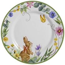 Conjunto com 6 Pratos Raso Easter Garden Pascoa Ø29cm