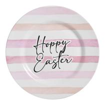 Conjunto Com 6 Pratos Raso Happy Easter B Pascoa 29Cm - Alleanza Cerâmica Conjunto Com 6 Pratos Raso Happy Easter B Pascoa 29Cm - Alleanza Cerâmica