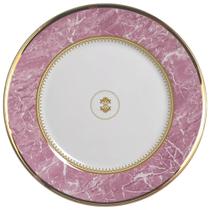 Conjunto com 6 Pratos Raso Marble Rosa Ø29cm Conjunto com 6 Pratos Raso Marble Rosa Ø29cm