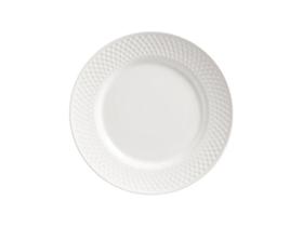 Conjunto com 6 Pratos Raso Split White Alleanza