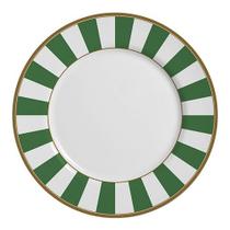 Conjunto com 6 Pratos Raso Stripe Verde Ø29cm