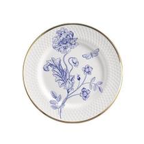 Conjunto Com 6 Pratos Sobremesa Adelaide Filete Ouro 21Cm